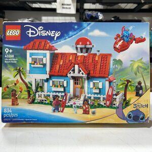 LEGO 43268 Disney Tropical Beach House Set with Red Roof - New with Dented Box